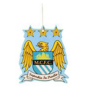Manchester City Bildoft Crest Himmelsblå