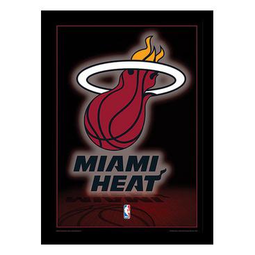 Miami Heat Inramad Bild Logo